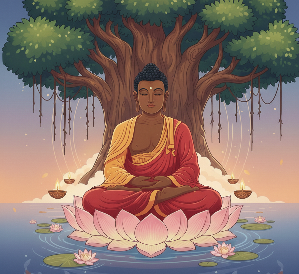 Buddha Meditating, The Wholistic Center, All Rights Reserved 2026-2030